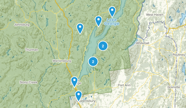 Lake George Area Map