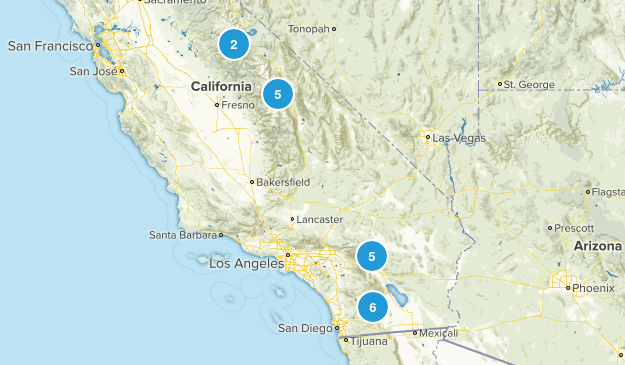 California Overnights Map