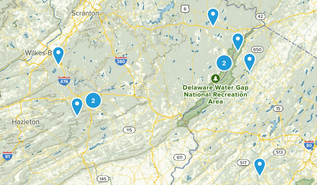 waterfalls Map