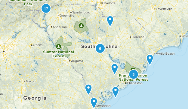 South Carolina Map