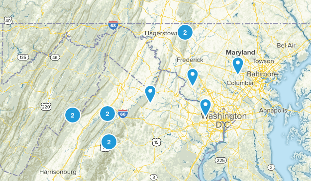 Day Hikes Map