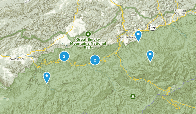 Great Smoky Mountains National Park Map