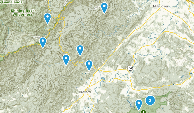 trails to hike Map