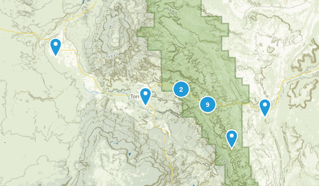 Capitol Reef National Park Map