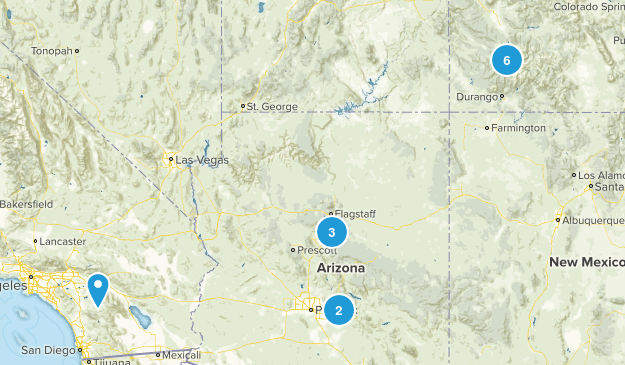 Goal hikes Map