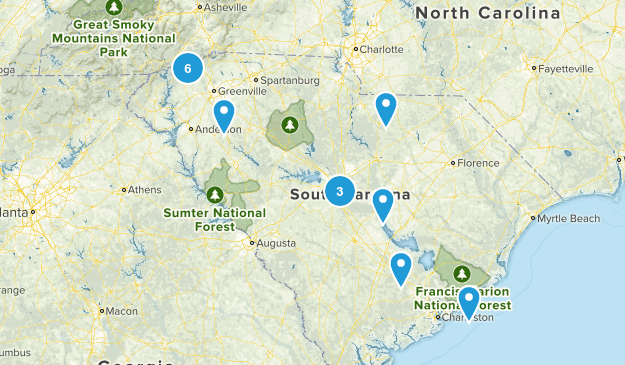 Epic SC Hikes Map