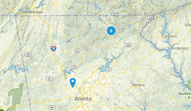 want to hike Map
