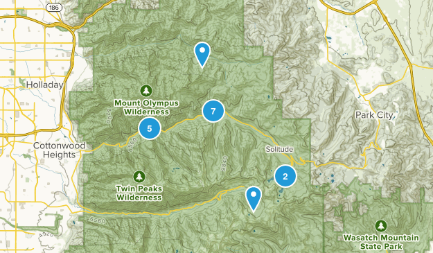Big Cottonwood Map