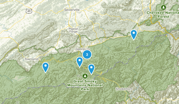 camping with the bears Map