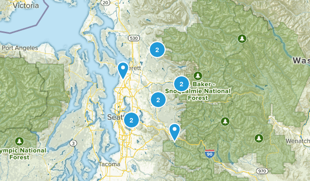 easy trails Map