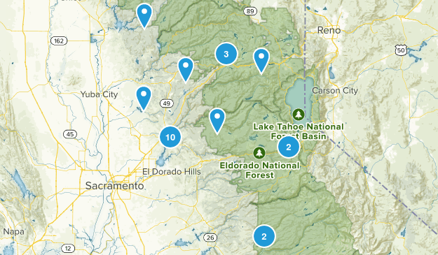 trails to hike Map