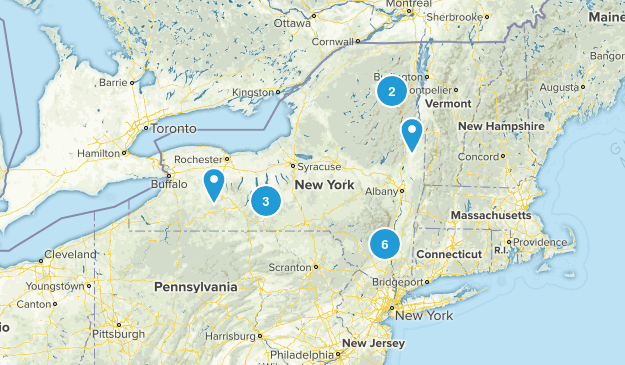 NY Trails Map