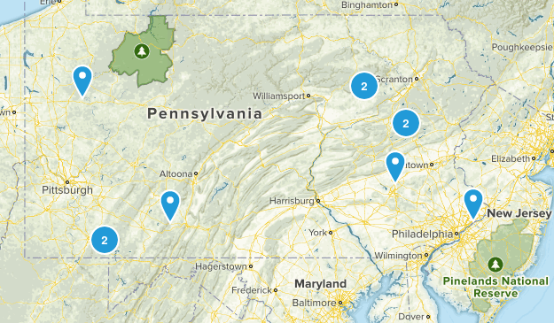 PA Trails Map