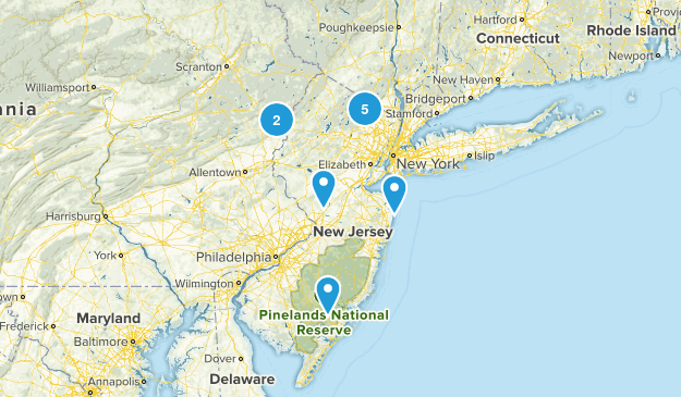 NJ Trails Map