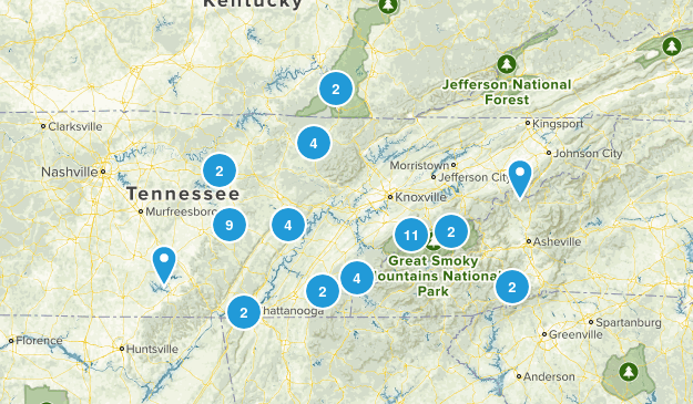 Waterfalls Map