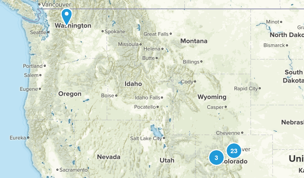Hikes to do Map
