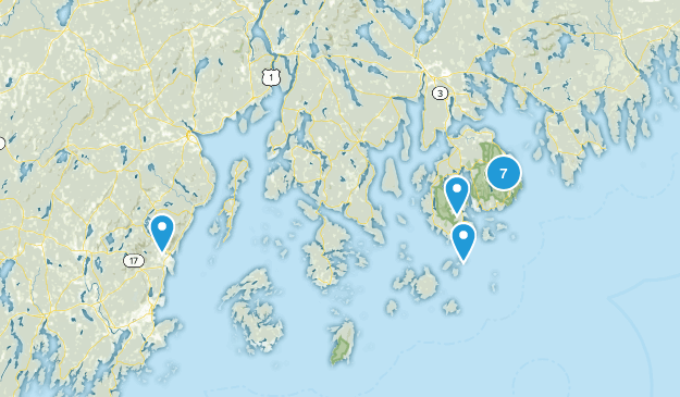 Maine trip Map