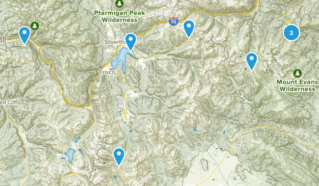 Colorado-Dillon area Map