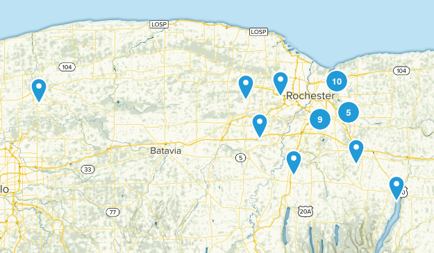 Nearby trails Map