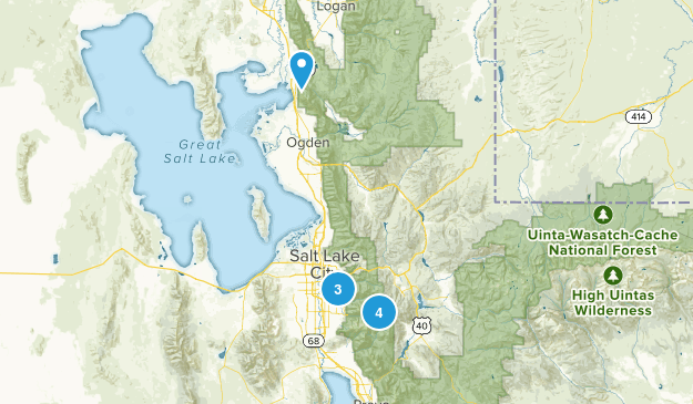 I want to hike Map