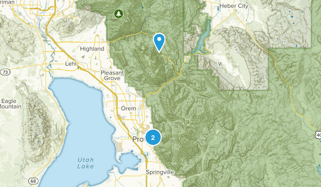 Provo Canyon Map