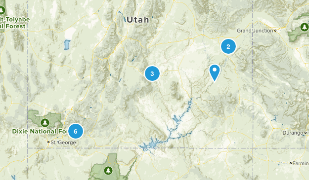 Utah National Parks Trip Map