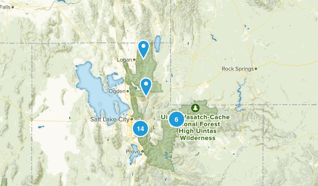 Lake Hikes Map