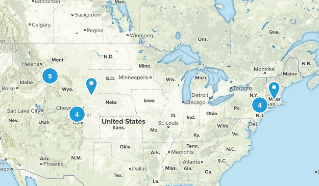 saved trails Map