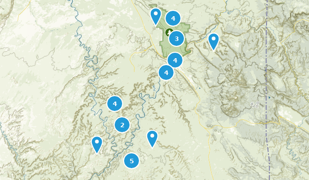Moab-Arches/Canyonland Map