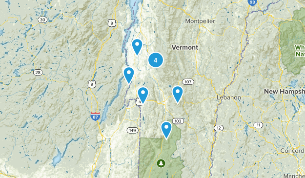 Vermont Trails Map