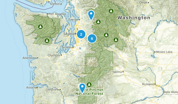 hikes to be completed Map