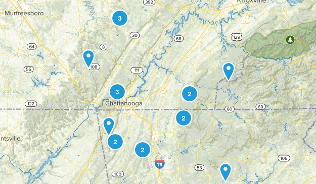 want to hike Map