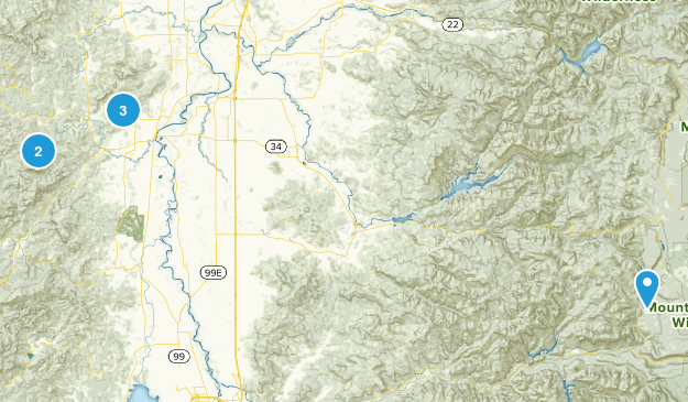 corvallis area Map