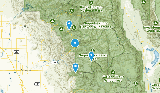 Sequoia National Park Map