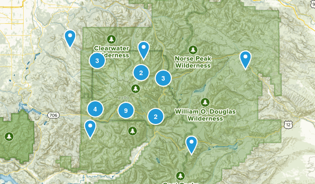 mt rainier Map