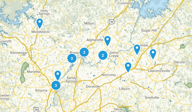 TrailsNearWORK Map