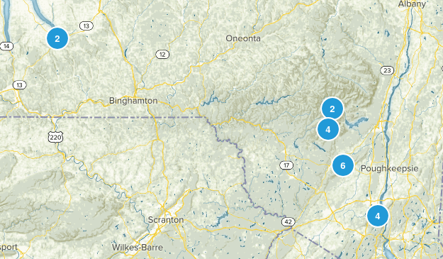 Hiking Bucket List - NY Map