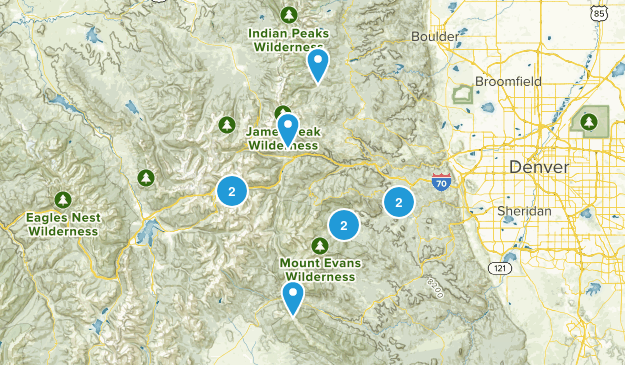 Hiking Wish List Map