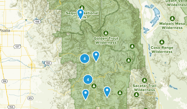 Springville, CA Map