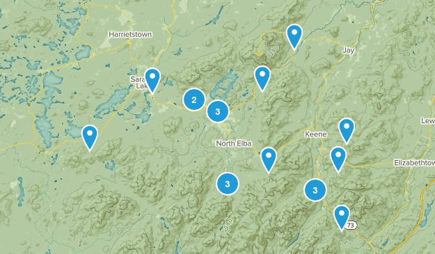 Lake Placid Map