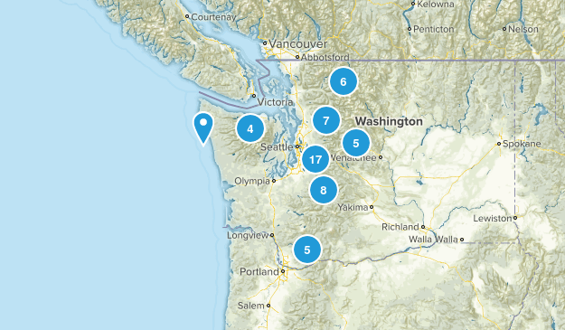 Hikes to do Map