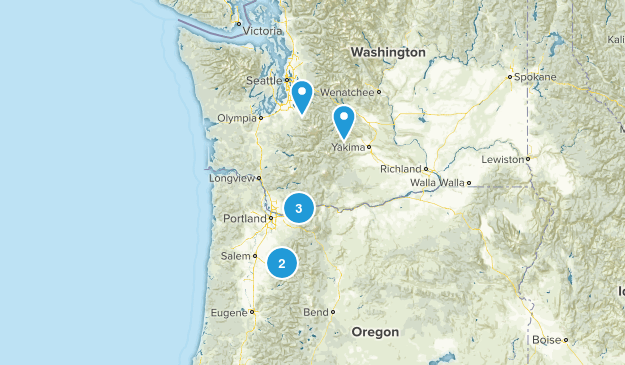 Places to hike Map