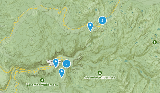 Yosemite Map