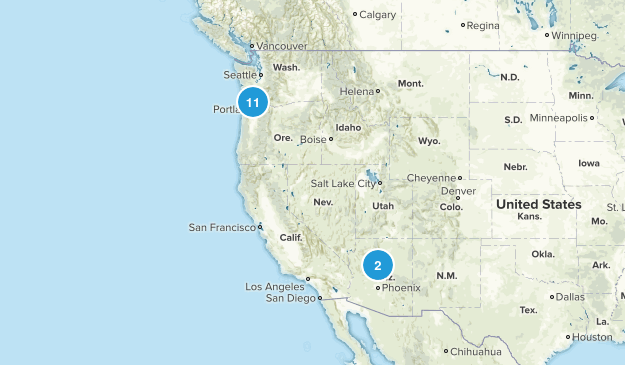 my hikes Map