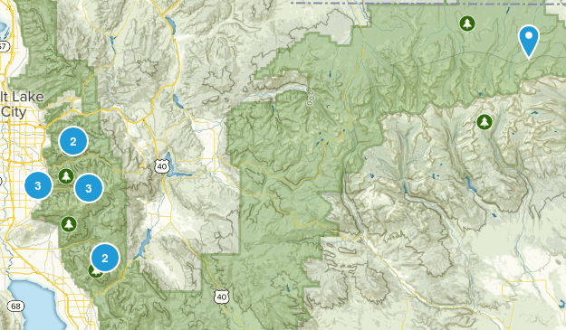 Hikes to do Map