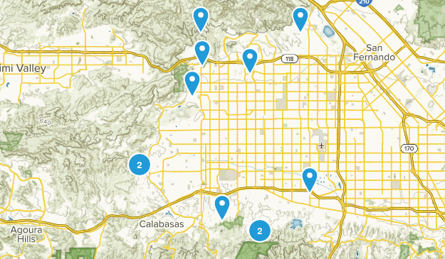 local hikes for Mon/Wed Map