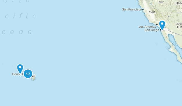 Hikes to do Map