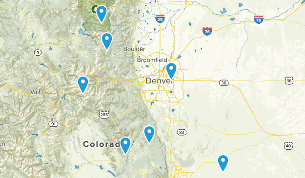 Prospective Hikes Map