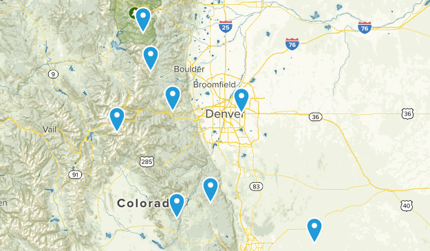 Prospective Hikes Map