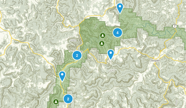 Western Buffalo River Map